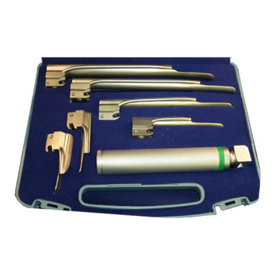 Fiber Optic Miller Laryngoscope Set of 7 Pcs