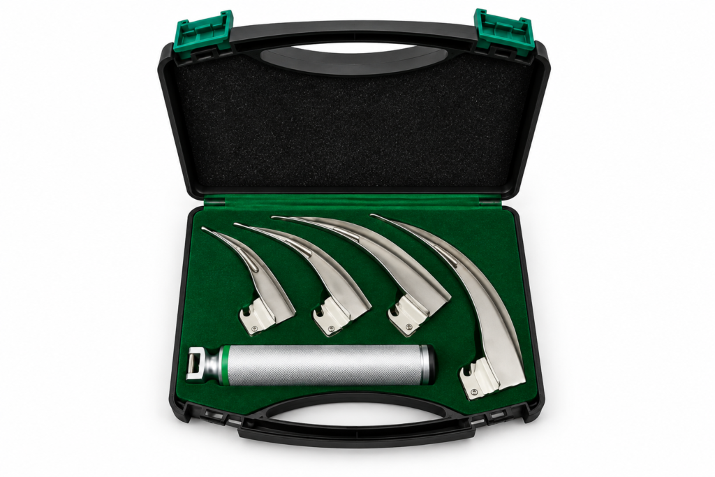 FIBER OPTIC MACINTOSH LARYNGOSCOPE
