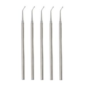 5 Pcs Calcium Hydroxide Dycal Applicator Set - Precision Dental Liner & Base Placement Instruments