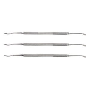 3 Pc Woodson #1 Plastic Filling Instrument Set - Dental Composite & Cement Placement Tools