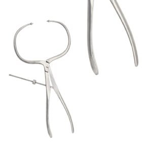 Periarticular Reduction Forceps 38cm - Straight Pointed Ball Tip | Orthopedic Instrument