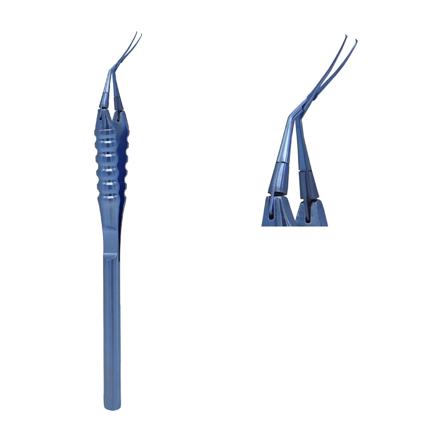 Inamura Capsulorhexis Forceps – 1.5 mm Cross Action Tip (12 cm) - Image 2