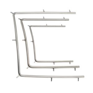 3 Pc Rubber Dam Frame Set - Sizes L, M & S, Dental & Orthodontic Isolation Instruments