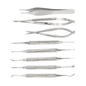 8 Pc Microsurgery Instruments Set - Precision Dental & Surgical Micro Instruments