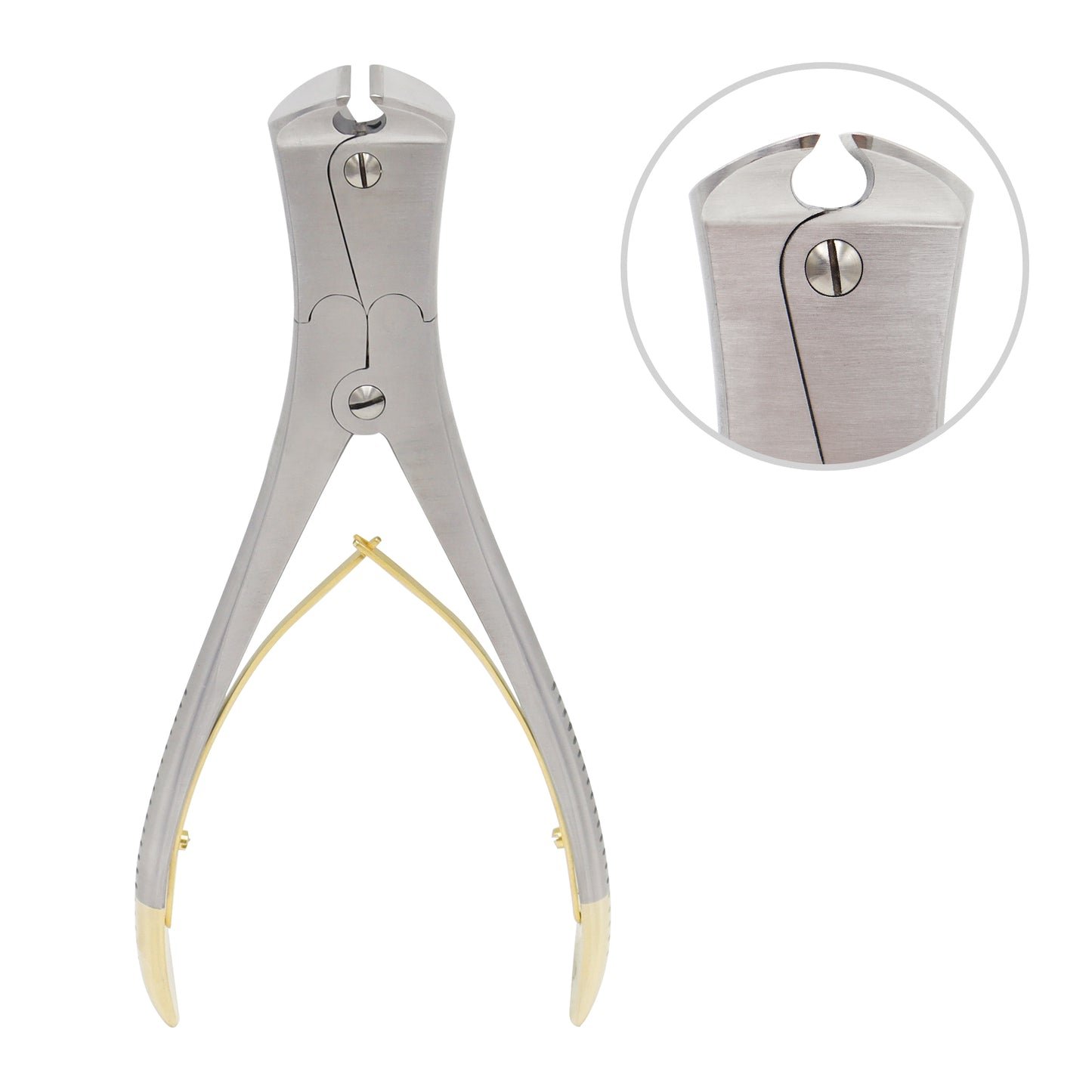 Wire Cutting Orthopedic Plier - 23 cm, Cuts Up to 2.5 mm TC Gold | Surgical Orthopedic Instrument - Image 2